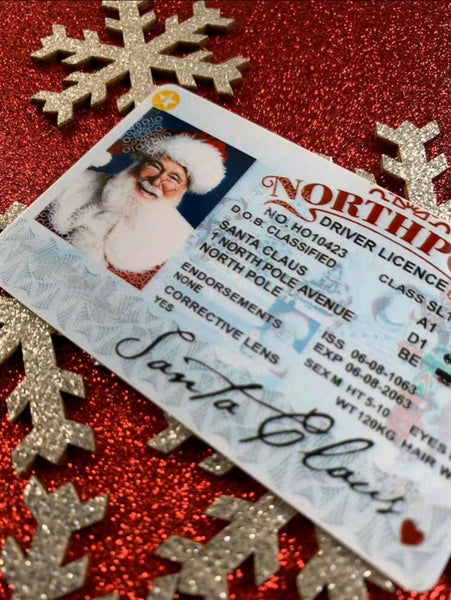 Santa Claus Driver's License