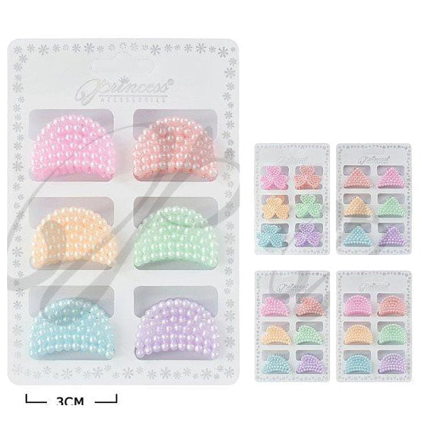 Pastel Small Hair Jaw Clip Set