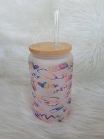 Rainbow Nurse Glass Tumbler