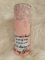 Marilyn Monroe Pink Tumbler