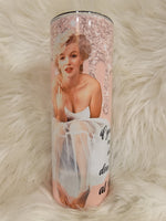 Marilyn Monroe Pink Tumbler