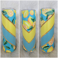 Lemons Matte Tumbler