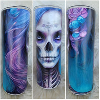 Skull Girl Tumbler