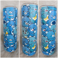 Grumpy Blue CareBear Tumbler