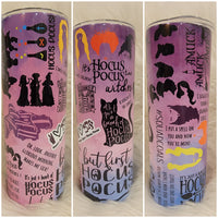 Hocus Pocus Purple Tumbler