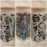 Beetlejuice Glass Cup