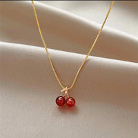 Cherry Pendant Necklace