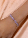 Light Purple Rhinestone Bracelet/Anklet