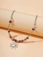 Amethyst Sun Necklace