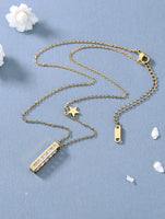 CZ Pendant Star Necklace