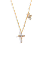 Double Cross Necklace