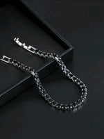 CZ Black Tennis Bracelet