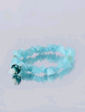 Light Blue Mushroom Bracelet