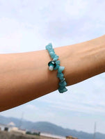 Light Blue Mushroom Bracelet