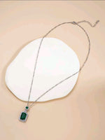 CZ Emerald Necklace