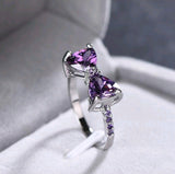 Purple Bow Ring