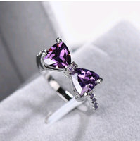 Purple Bow Ring