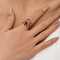 3 pc Set Rose Gold Rings