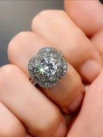 CZ Vintage Look Ring