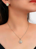 3pc AB Crystal Necklace Set