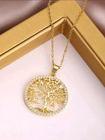 Gold Tree Necklace