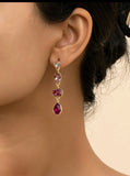 Rhinestone Drop Earrings