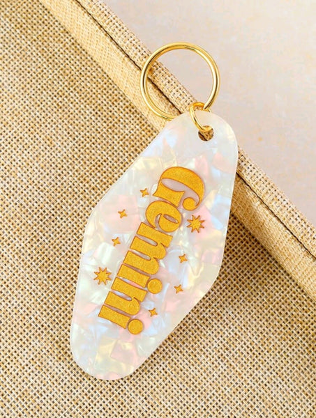 Gemini Iridescent Keychain