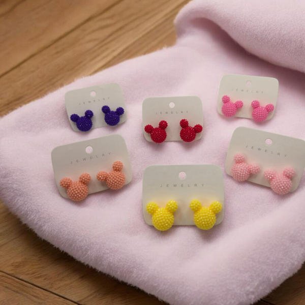 Bubble Mickey Earrings