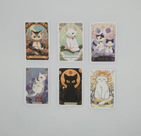 Cat Tarot Card Sticker Packs (10 pcs)