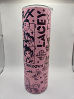 Anime Pink Tumbler