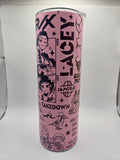 Anime Pink Tumbler