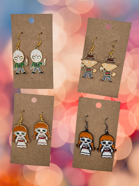 Horror Character Earrings