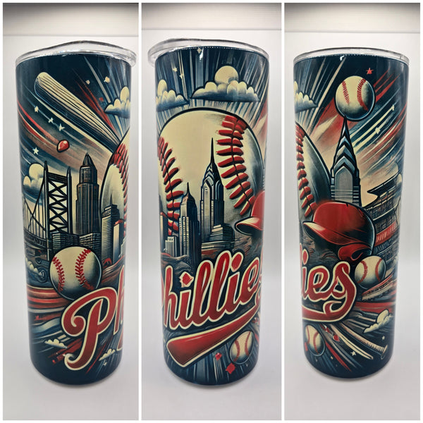 Baseball Phillies City  20oz. Tumbler