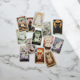 Cat Tarot Card Sticker Packs (10 pcs)