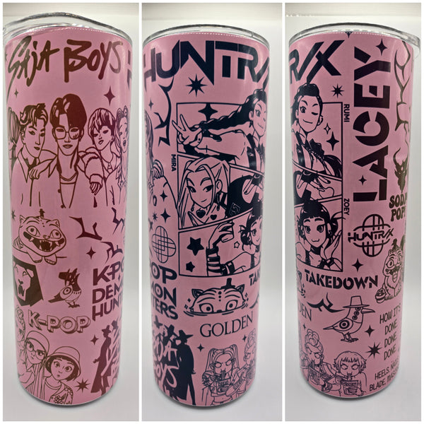 Anime Pink Tumbler