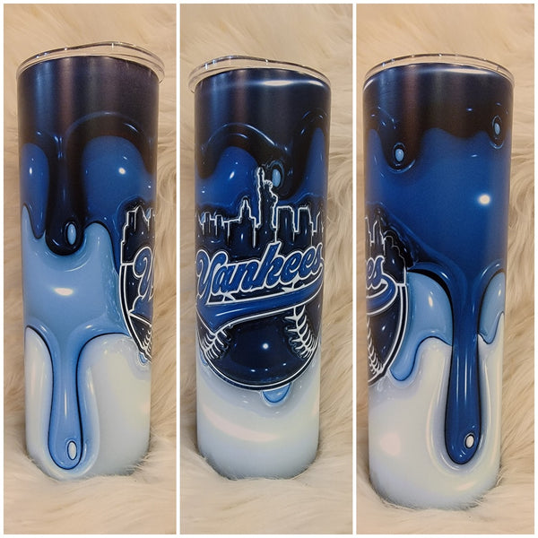 Yankees 3d Drip Tumbler