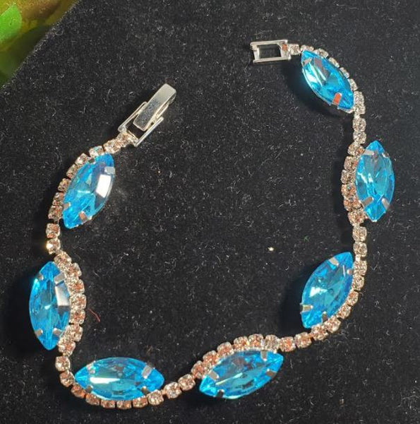 Blue Gemstome Tennis Bracelet