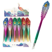 Peacock Feather Gel Pens