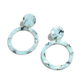 Acrylic Circle Earrings