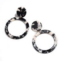 Acrylic Circle Earrings