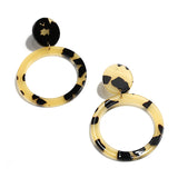 Acrylic Circle Earrings