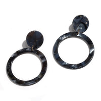 Acrylic Circle Earrings