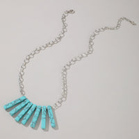 Turquoise Crackle Necklace