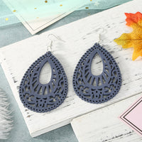 Big Wooden Earrings