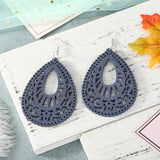 Big Wooden Earrings