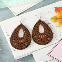 Big Wooden Earrings