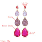 Teardrop Dangly Earrings