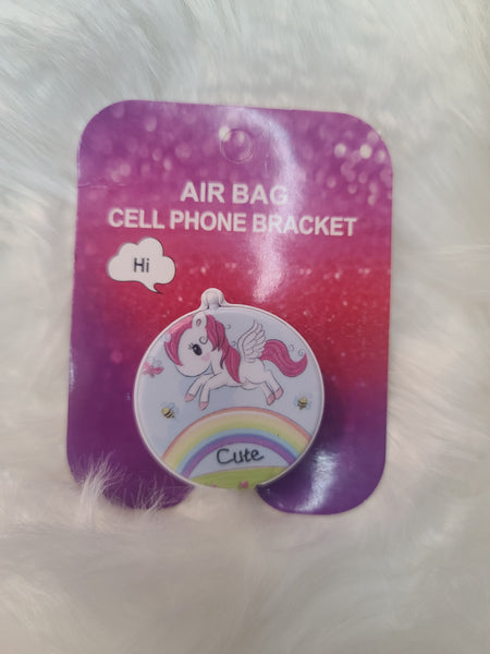 Cute Unicorn Mirror Pop Socket