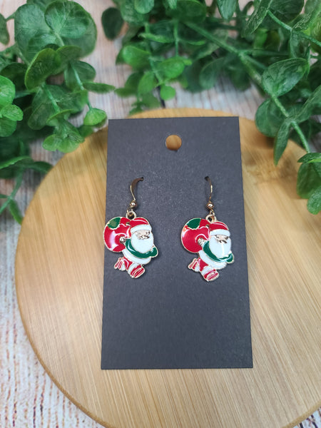 Santa Earrings