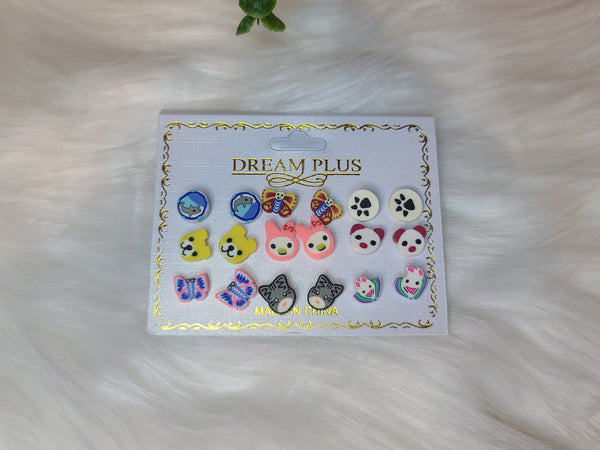 Kids Animal Earring Set